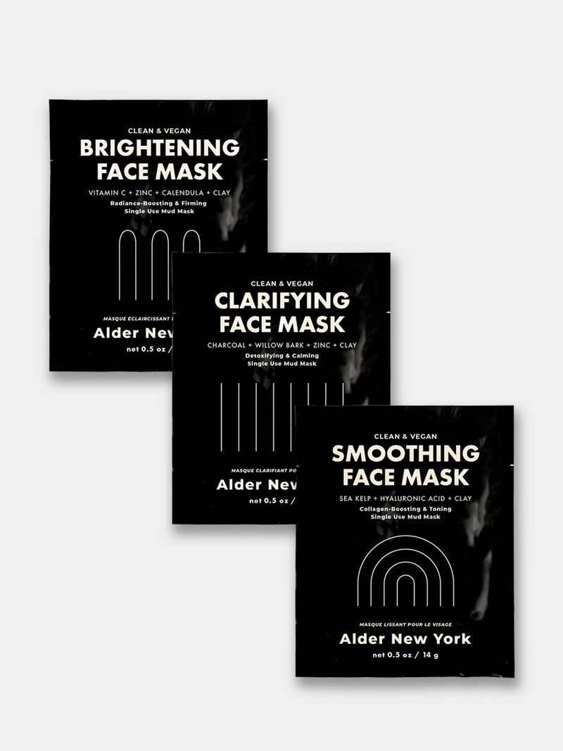Exfoliating Mud Face Mask Trio Alder New York